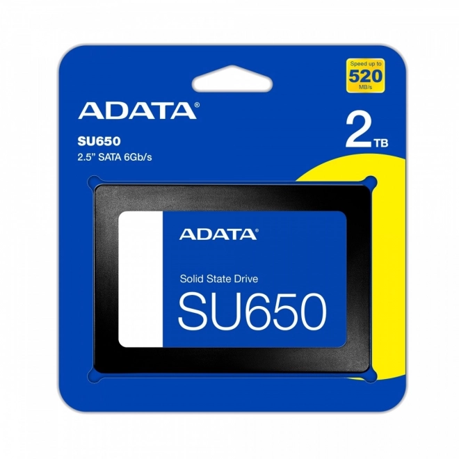 Dysk SSD ADATA SU650 2TB z prędkością 520/450 MB/s