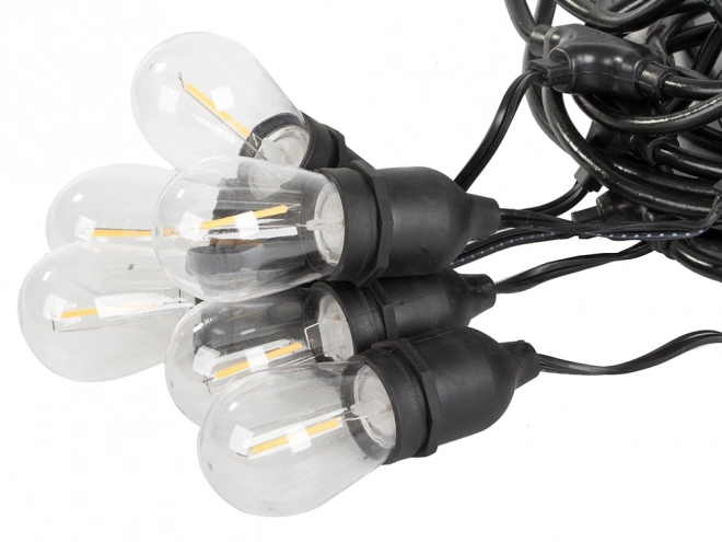 Ogrodowa świetlna girlanda GARDEN GIRL, 10 żarówek LED E27, 10 m, IP44
