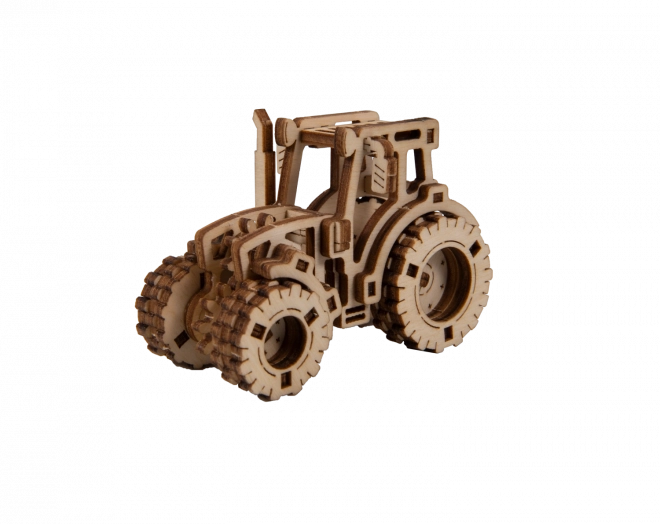 Drewniane Miasto 3D puzzle Superszybki Traktor