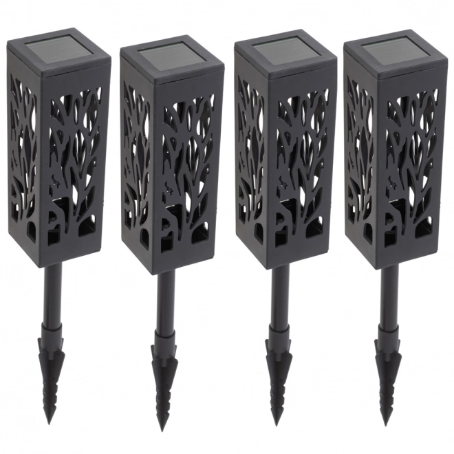 Solarnie dekoracyjne lampy ogrodowe 4 sztuki