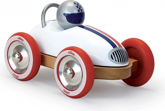 Vilac drewniane auto Roadster vintage – białe