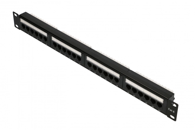 Patchpanel 24 portów Cat6 UTP V2