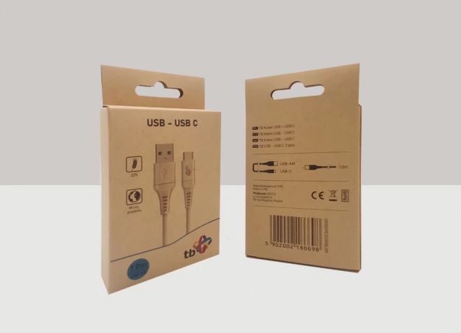 Ekologiczny kabel USB-C 1m 2.0 3A