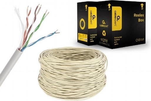 Kabel UTP Cat 5e (CCA) 305 m szary