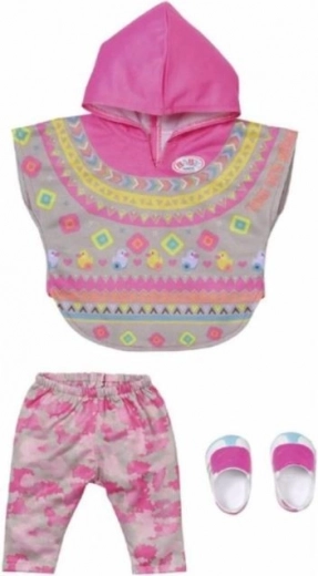 Mięciutkie ponczo z kapturem