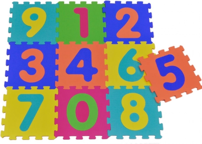 Piankowe puzzle z liczbami dla dzieci