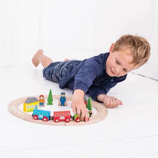 Bigjigs Rail Moja pierwsza kolejka 19 części