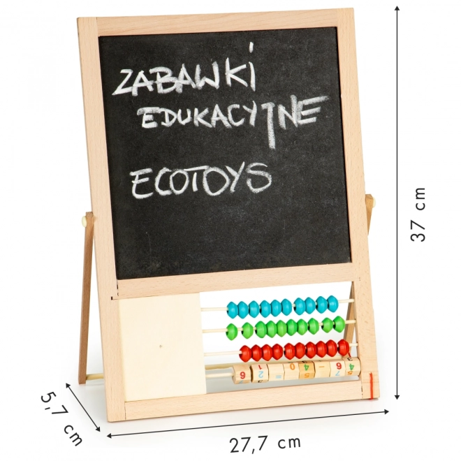 Tablica magnetyczna z cyframi i liczydłem