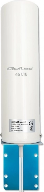 Dookólna antena 4G LTE Qoltec z podwójnym zyskiem 5 dBi