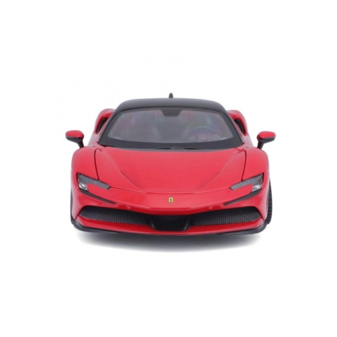 Bburago 1:24 Ferrari Top SF90 Stradale Czerwony