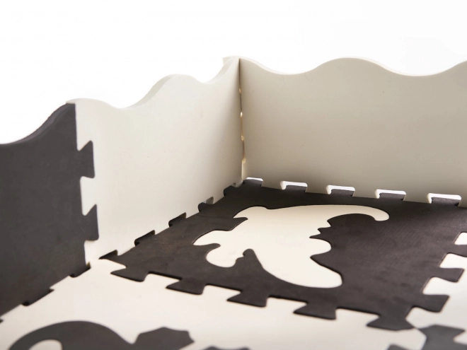 Kontrastowe piankowe puzzle ze zwierzętami - 25 sztuk