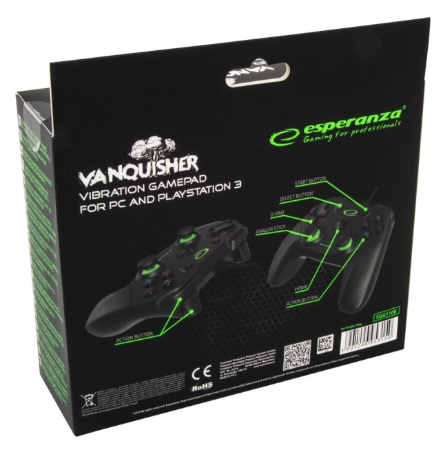Gamepad pro PC i PS3 Vanquisher