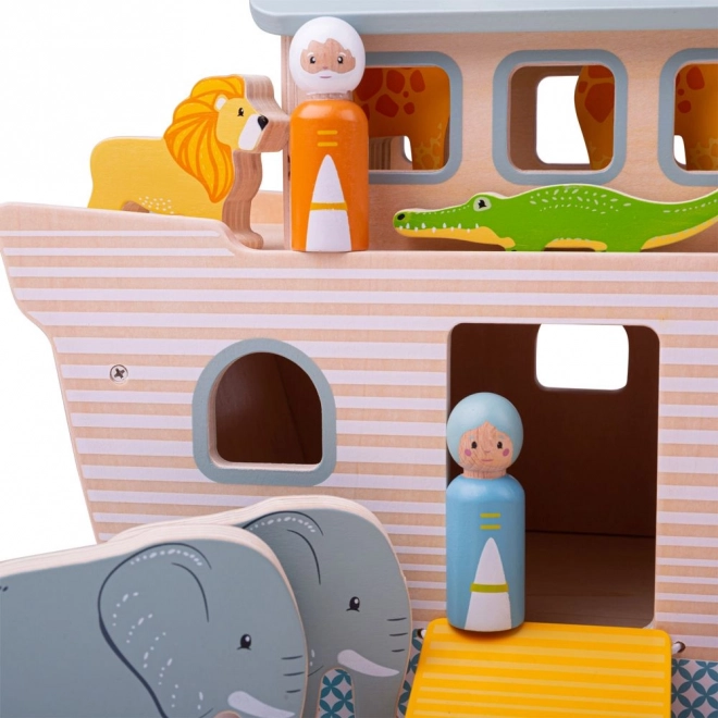 Drewniana zabawka Arka Noego od Bigjigs Toys