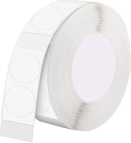 Etykiety termiczne NIIMBOT 14 × 28 mm, 200 szt. – białe okrągłe