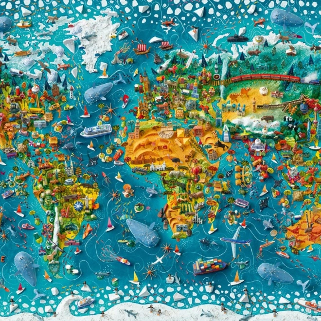 Puzzle 2000 elementów – nasz świat