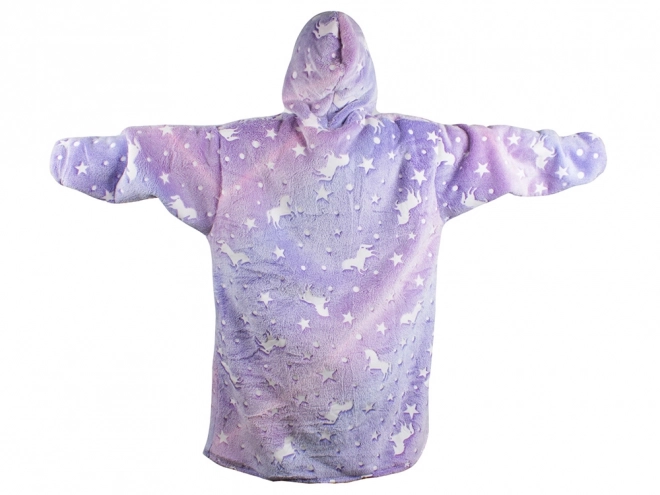 Ciepła oversize flanelowa bluza z grubym polarem