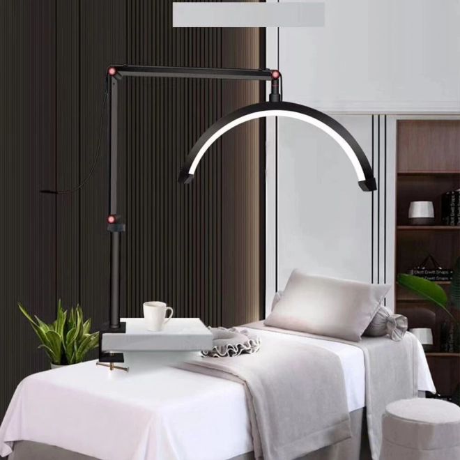 Kosmetyczna lampa do przedłużania rzęs Moon Lash - czarna