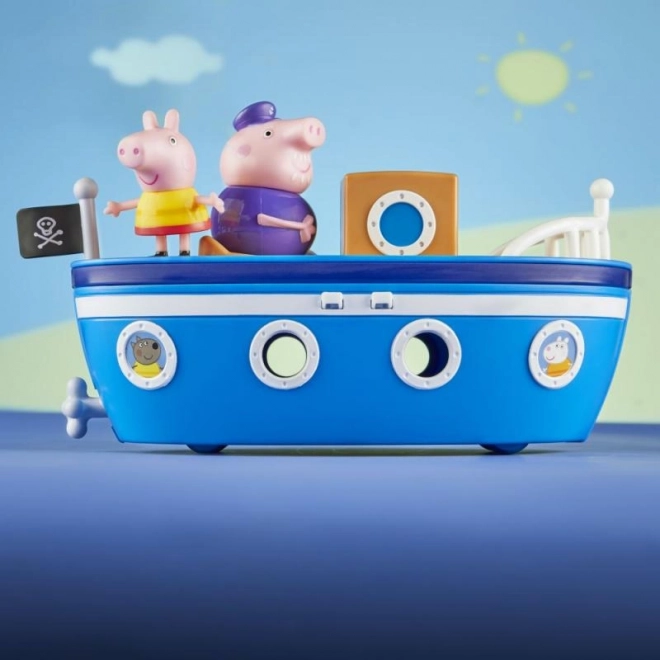 Świnka Peppa Dziadkowy statek parowy