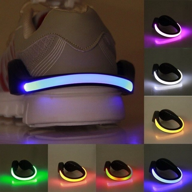 LED pasek na buty (2 szt.) - fioletowy
