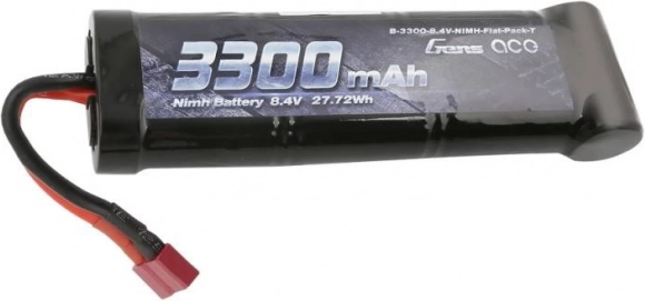 akumulator Gens Ace 3300 mAh 8,4 V NiMH z wtykiem T-Dean (Flat)