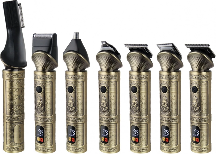 7 wymiennych głowic do kompleksowego stylizowania