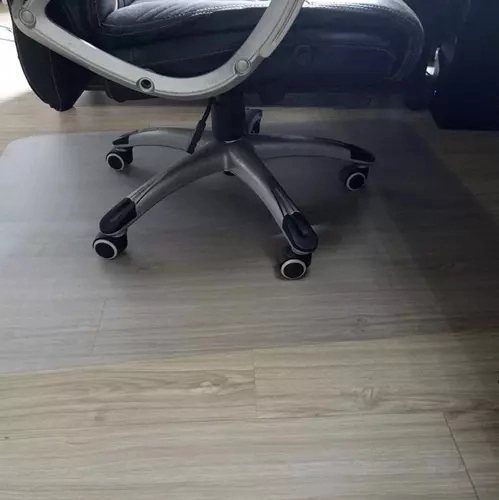 Ochronna podkładka pod krzesło 90x130cm - mleczna