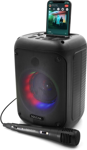 Przenośny głośnik bluetooth z karaoke SQUEAK