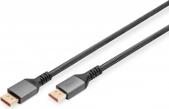 Kabel DisplayPort 2.1 16K 60Hz 1 m czarny