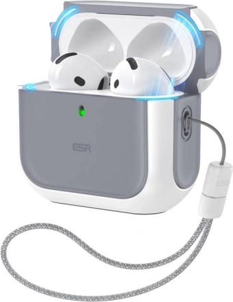 Etui do AirPods 4 Orbit Hybrid białe