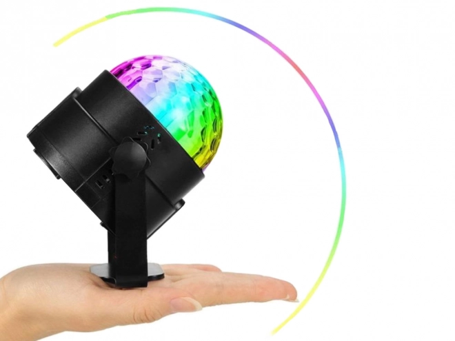 Kula dyskotekowa LED reflektor projektor RGB