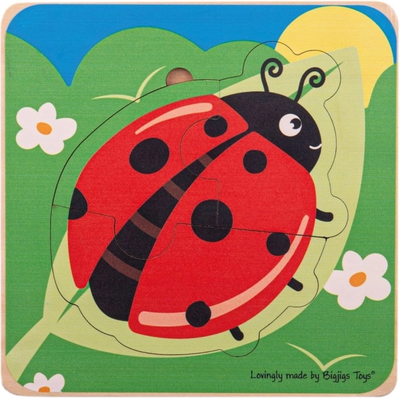 Bigjigs Toys układanka wkładanka cykle życiowe – Biedronka