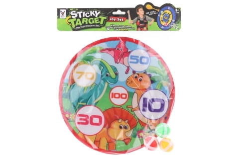 Tarcza dino z piłeczkami