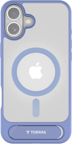 Etui Torras Pstand Series do iPhone 16 niebieskie