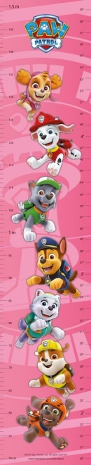 Miarka wzrostu Psi Patrol - różowy