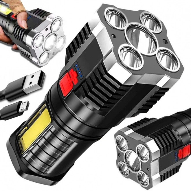 Ładowalny reflektor LED campingowy