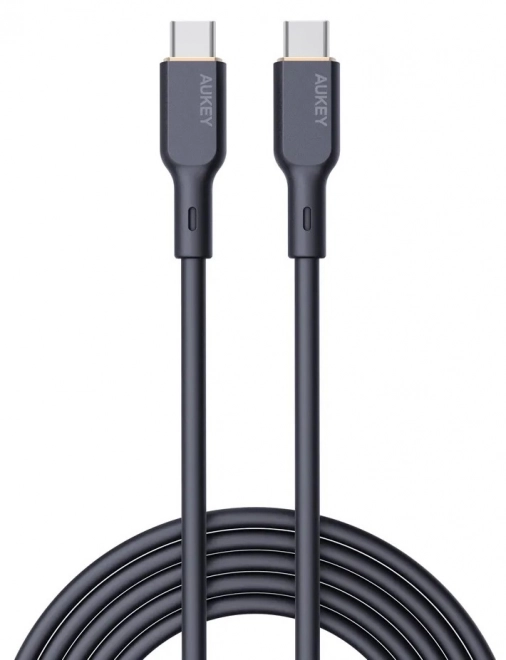 Silikonowy kabel USB-C na USB-C 1,8 m 100W AUKEY