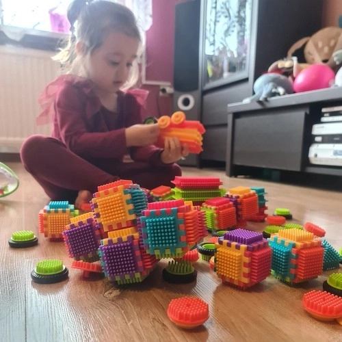 Kreatywne bloki budowlane Jeżyki - 192 części
