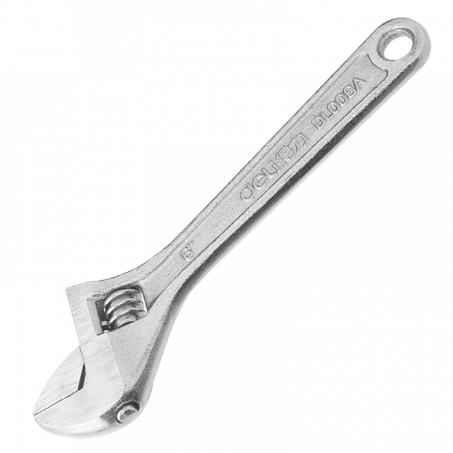 Klucz nastawny 6" Deli Tools EDL006A (srebrny)