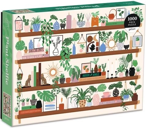Puzzle Galison Półka z roślinami 1000 elementów