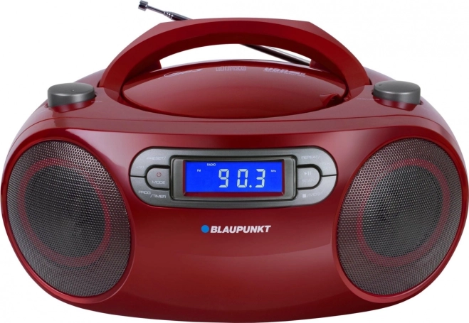 Boombox z FM, CD, MP3, USB, AUX, zegarem i budzikiem