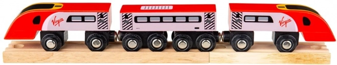 Bigjigs Rail Virgin Pendolino – drewniany zestaw