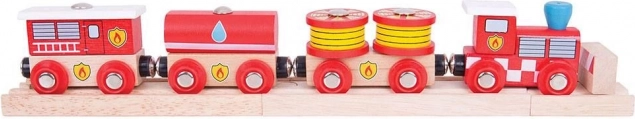 Duży Pociąg Strażacki Bigjigs Rail