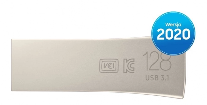 Pendrive BAR Plus USB 3.1 128 GB Srebrna Szampan