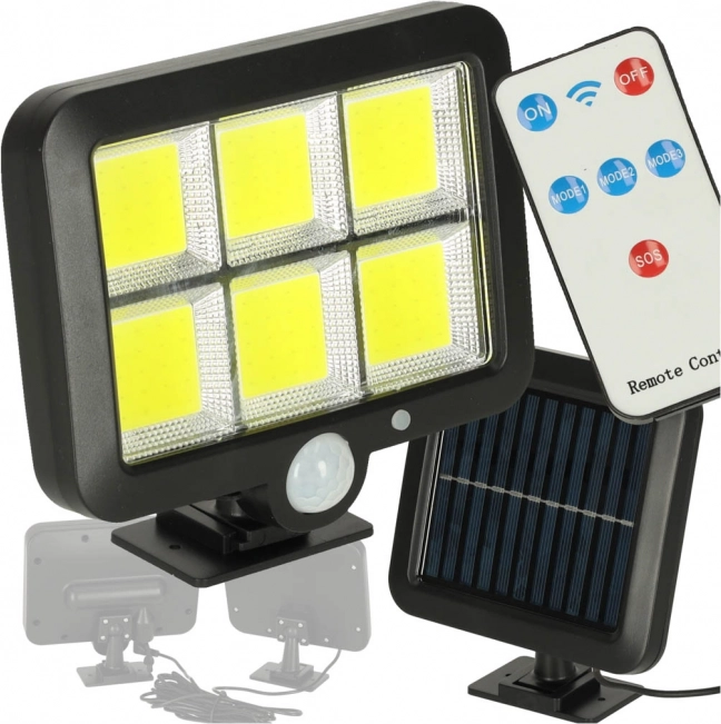 Lampa solarna z czujnikiem ruchu i zmierzchu 120 LED