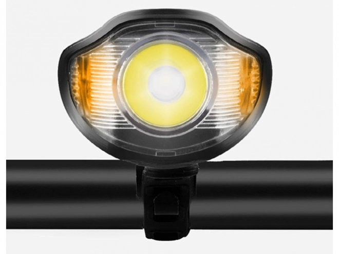 Wielofunkcyjne światło rowerowe 3w1 z LED, licznikiem km i klaksonem