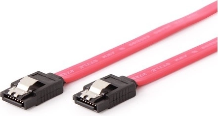 Kabel SATA III z metalowymi zatrzaskami 50 cm