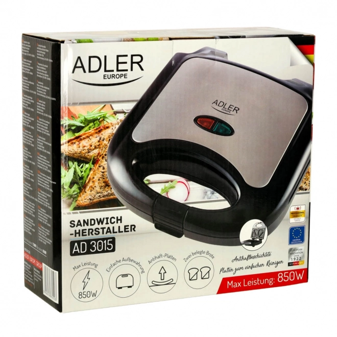 Adler AD 3015 Toster do Kanapek 750W