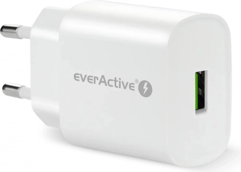 Biała ładowarka USB 18W QC3.0