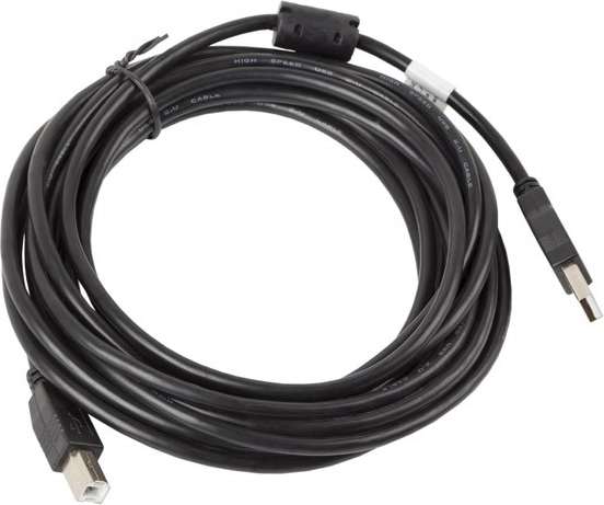 Kabel USB 2.0 AM-BM 5 m czarny