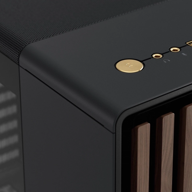 Fractal Design obudowa North czarna z drewnianymi elementami